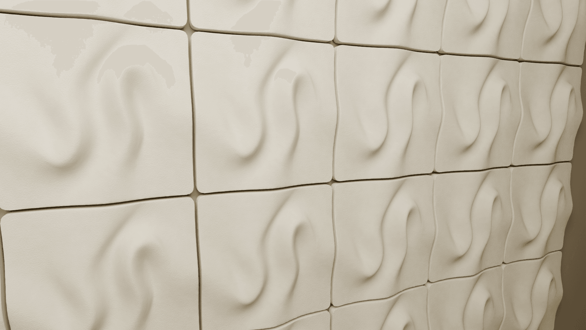 NUMU grown acoustic panels — FOLD product line, interior architecture